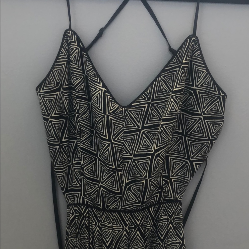 Maxi dress with open back